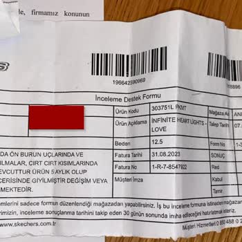 Skechers Ayıplı Ayakkabıyı İade Ve Değişim Yapmıyor