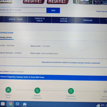 Avansas Teslim Edilmeyen Sipariş