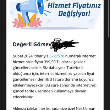 TurkNet İnternet Geçiş Sürecinde Yaşanan Sorunlar Ve İletişim Engeli
