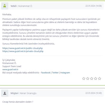 Güzel Hosting Değil Kabus Hosting