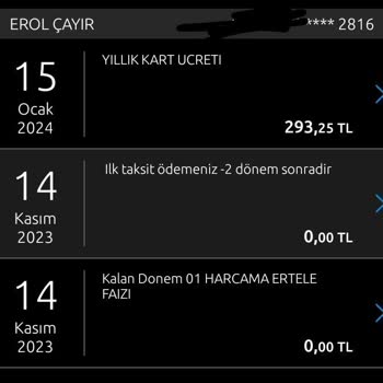 Yapı Kredi Worldcard Yıllık Kart Ücreti İade Talebi