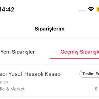 Köfteci Yusuf'tan Verdiğim Siparişim Teslim Edilmedi