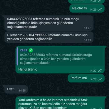 Zara Stoktayken Aldığım Parfümün Stoğu Nasıl Tükenebilir?