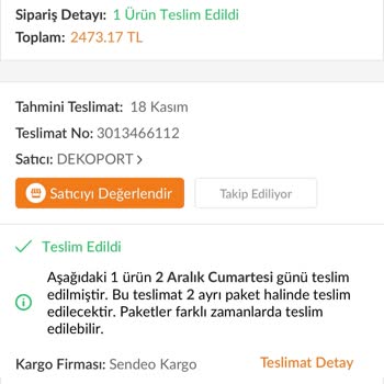 Trendyol Online Alışveriş Sitesinde Yaşanan Teslimat Ve Müşteri Hizmetleri Sorunları