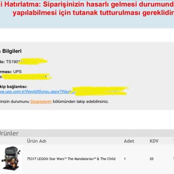Türkiye Lego Mağazası WhatsApp Destek Hattının Dikkatsizliği