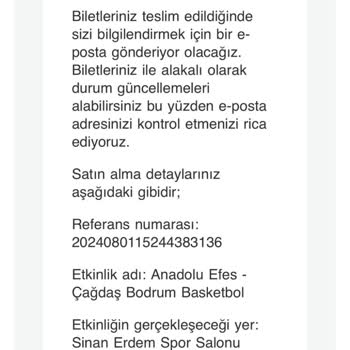Banabilet.com Maç Bileti Hüsranı: Yanlış Bilgilendirme!