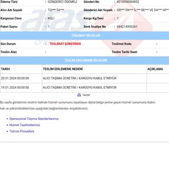 Aras Kargo Kargom Neden Teslim Edilmiyor?