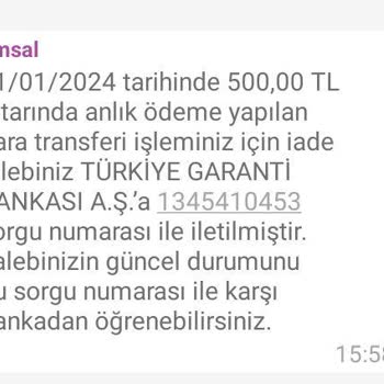 Garanti Bankası'ndan Hesap Açmış