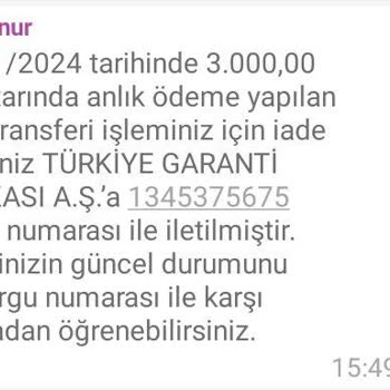 Garanti Bankası'ndan Hesap Açmış