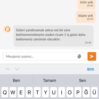 Trendyol Paramı Aldı Ürünler Yok