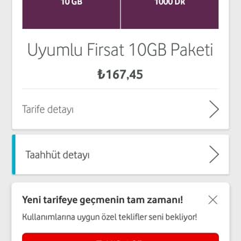 Vodafone Tarife Ücreti Yüksekliği