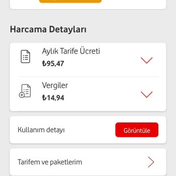 Vodafone Tarife Ücreti Yüksekliği