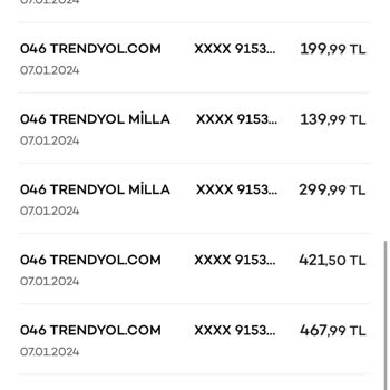 Trendyol'un İadeyi Yatırması