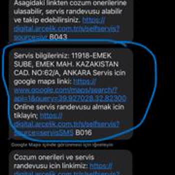 Arçelik Servis Müşteri Hizmetleri