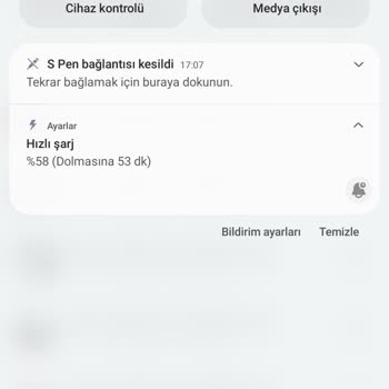 Samsung Telefon S Pen Bağlantı Sorunu