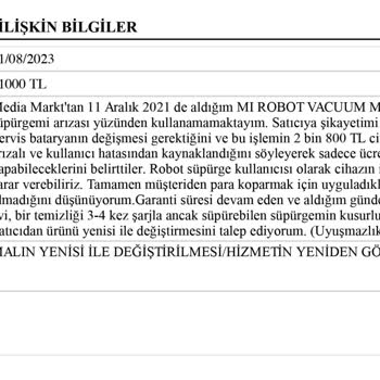 Ancak 11 Ay Kullanabildiğim Xiaomi Mi Robot Vacuum