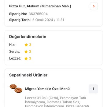 Migros Yemek Müşterisiyle İlgilenmiyor. Mağduriyet Çözümlenmiyor.