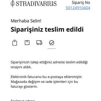 Stradivarius Online Sipariş Mağduriyeti