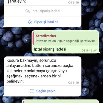 Stradivarius Online Sipariş Mağduriyeti