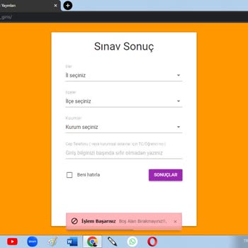 Hız Yayınları Deneme Sonucum Gözükmüyor