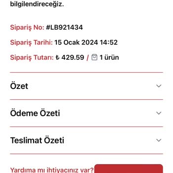 Lobbeco Satın Aldığım Ürün Gönderilmedi!