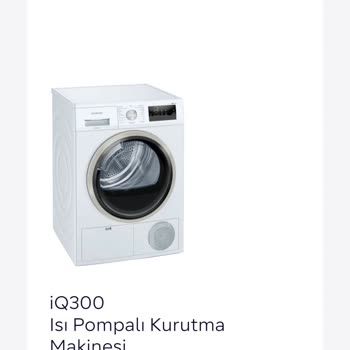 Siemens Ev Aletleri Teslim Edilmeyen Kurutma Makinesi