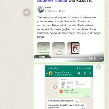 DoğPAR Traktör Tarım Aleti Aldık Ama Göndermediler