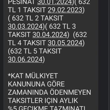 TOKİ Tuzla Fahiş Aidat