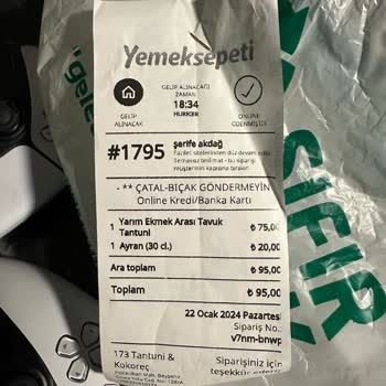 Yemeksepeti Yanlış Teslimat Ve Çözüm Sürecinde Yaşanan Sorunlar