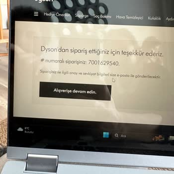 Dyson Sebepsiz Sipariş İptali