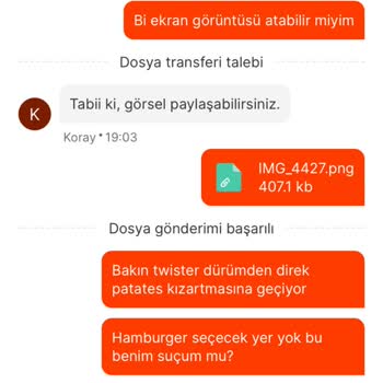 Migros Yemek Menü Seçimi Yanlış Ve Siparişimin Eksiği Tamamlanmıyor.