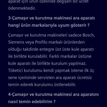 Siemens Ev Aletleri Kurutma Makinesi Aparat Sorunu