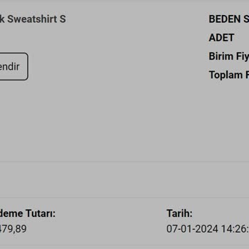 Charme Butik Kargom Gelmiyor.