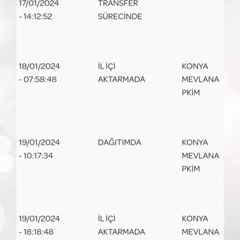 PTT Kargonun Ürünümü 5 Gündür 2 Kere Dağıtıma Çıkarıp Teslim Etmemesi