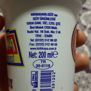 Kırıkkaya Süt Ürünleri Kırıkkaya Firmasi Ayranı