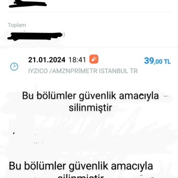 iyzico İzinsiz Tahsil / Ücret Kesimi