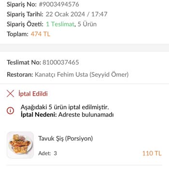 Trendyol Did Not Deliver the Order I Paid For