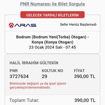 Aras Turizm Aktarmalı Yolculukta Büyük Hayal Kırıklığı