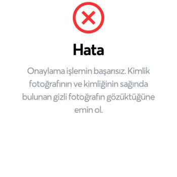 Papara Hesap Onaylarken Hata