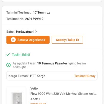 Veito Flow S Isıtmıyor