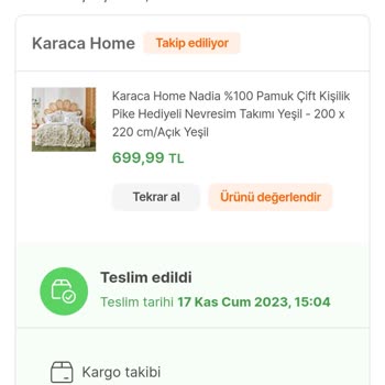 Karaca Home Eksik Ürün Yolladı!