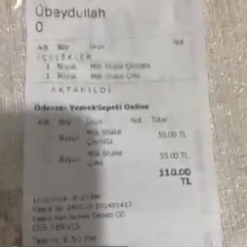 McDonald's Milkshake Söyledim Dondurma Geldi!
