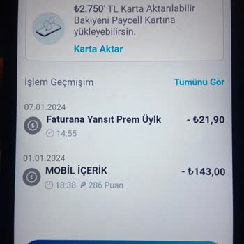 Vizyon Elektronik Para Paycell'den Haksız Para Kesintisi Ve İptal Sorunu