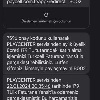 Turkcell Rızam Ve Onayım Olmadan Playcenter Ve Mobbyland Üyeliği Almış