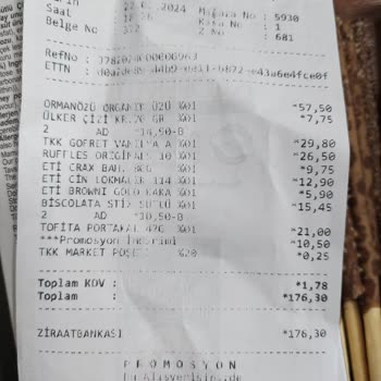Tarım Kredi Kooperatiften Alınan Biscolata Stix Bozuk