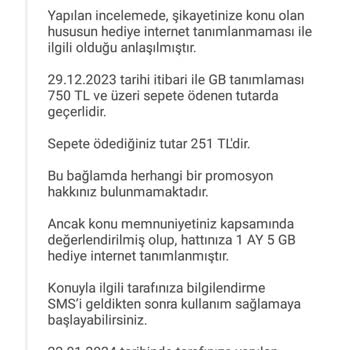 Vodafone Her Şey Yanımda Hediye 5 GB Yalanı