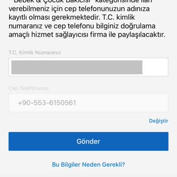 Sahibinden Com Doğrulama Hatası