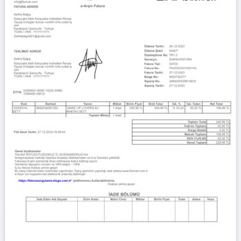 Flormar İade Ettiğim Ürünler Hakkında Dönüş Sağlanmadı