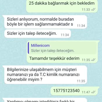 Millenicom Başvuru İptal Mağduriyeti