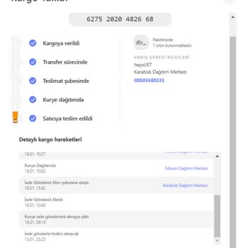 Hepsijet Yanlış Kargo Gönderdi